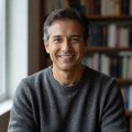 Portrait of the author smiling